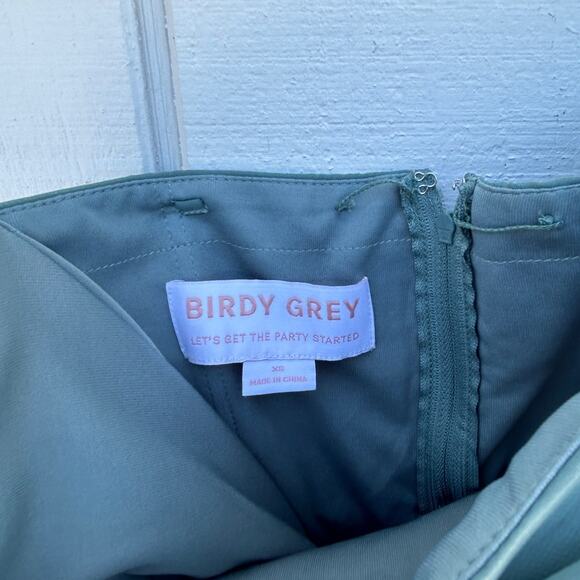 Birdy Grey Dresses Christina Convertible‎ Tulle Maxi Gown in Sage Green, sz XS - Picture 6 of 7